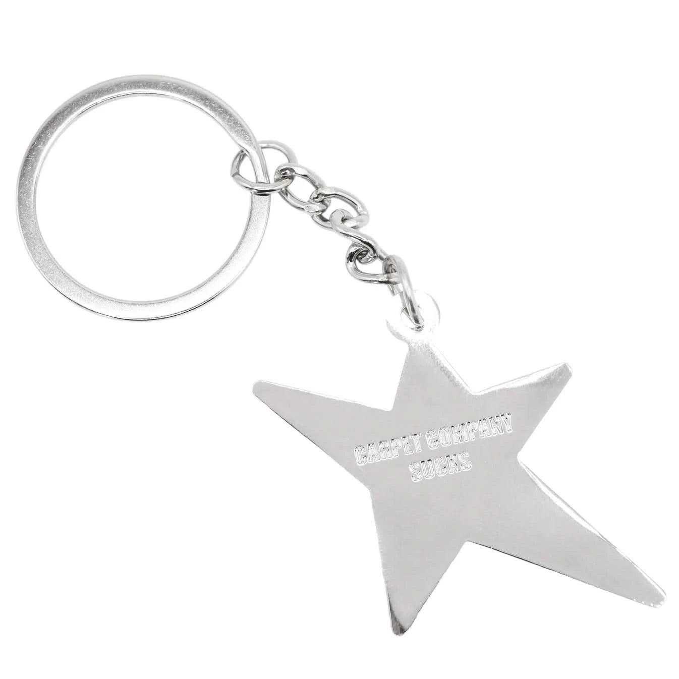 Carpet Company C - Star Keychain - Silver - Gallery Streetwear