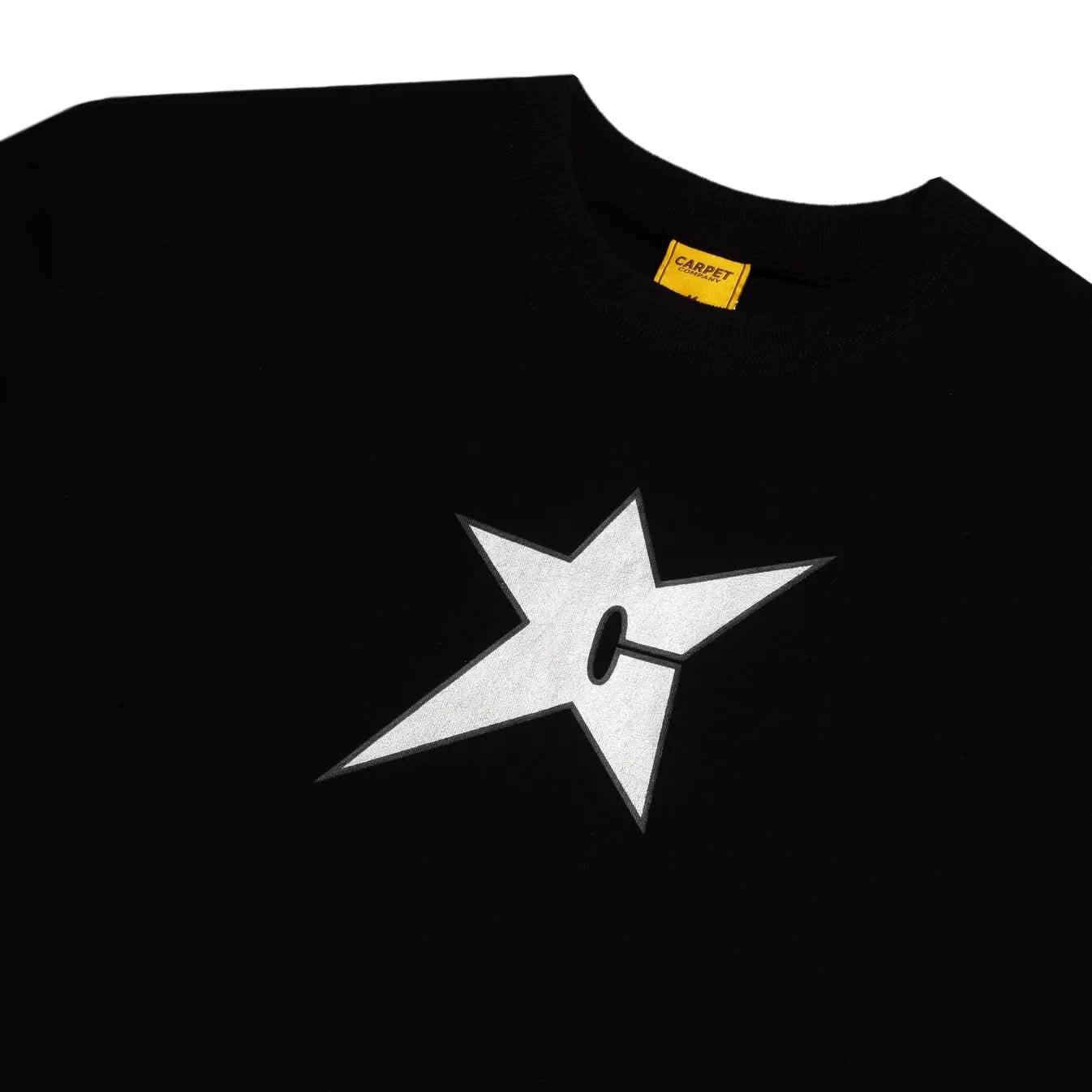 Carpet Company C - Star Metallic Tee - Black - Gallery Streetwear