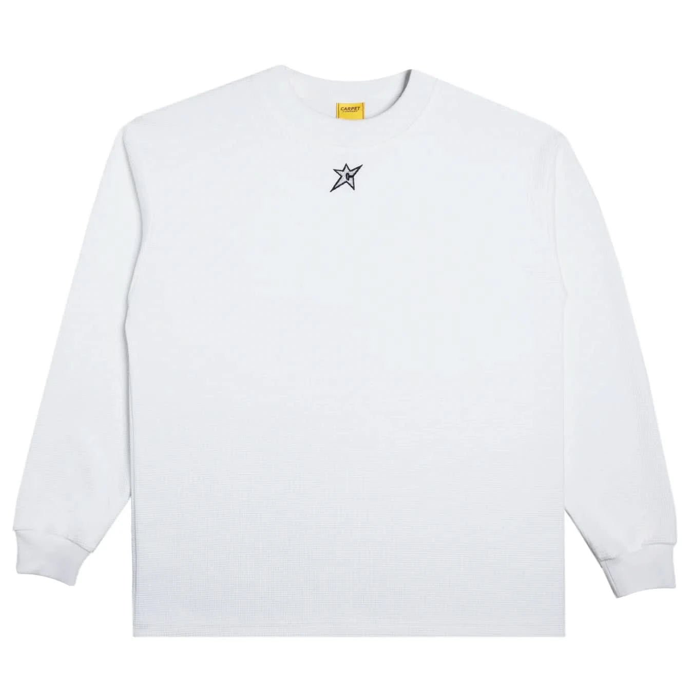 Carpet Company C - Star Thermal Longsleeve - White - Gallery Streetwear
