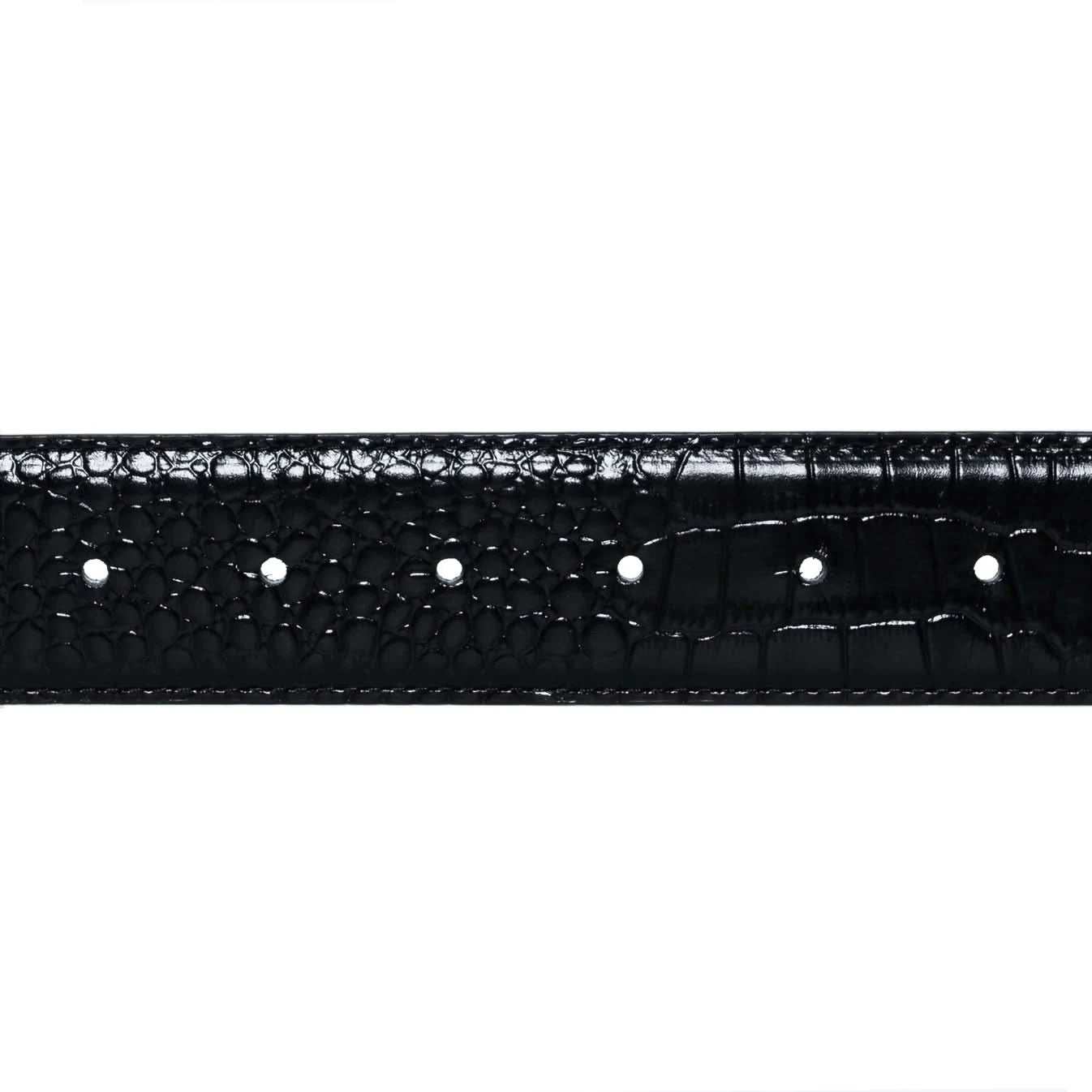 Carpet Company Croc Skin Leather Belt - Gallery Streetwear