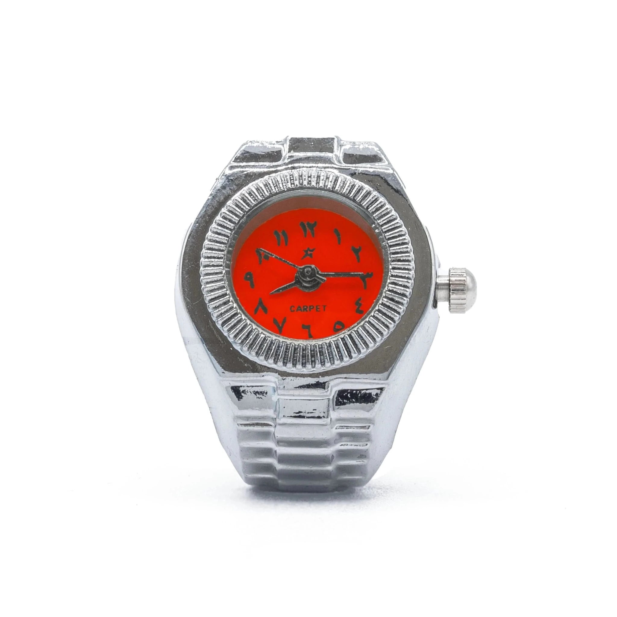 Carpet Company Finger Watch - Silver/Red - Gallery Streetwear