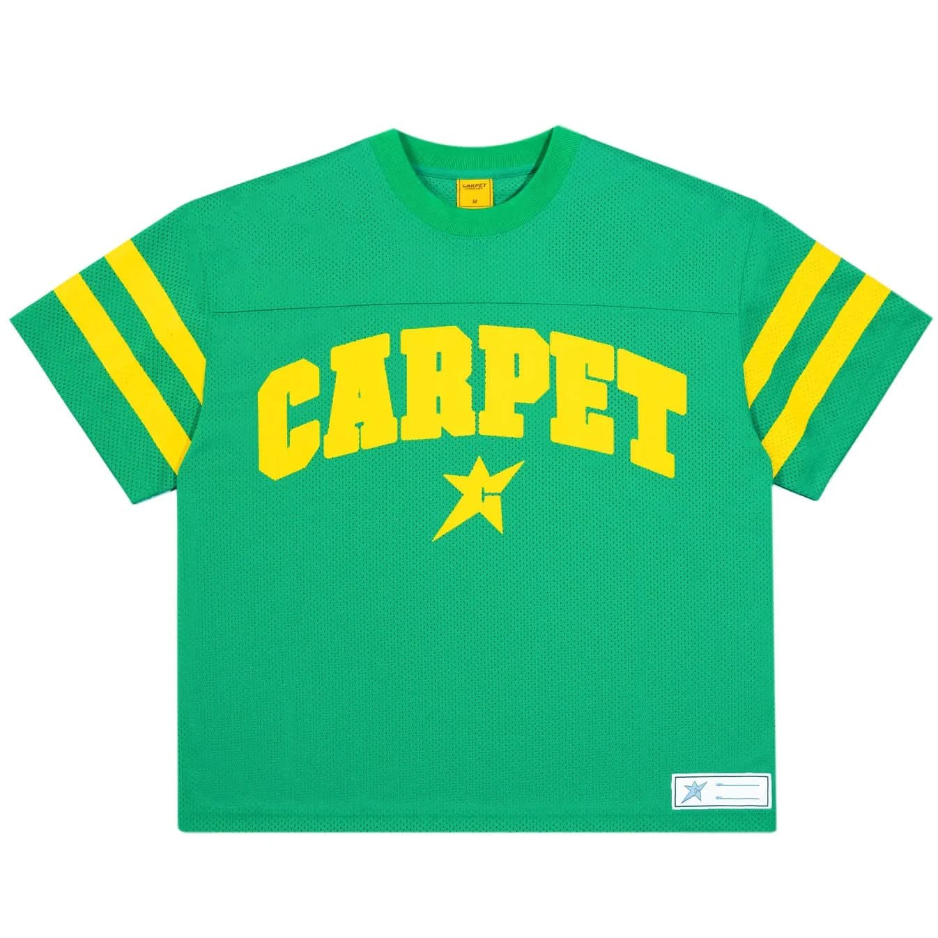 Carpet Company Football Jersey - Green/Yellow - Gallery Streetwear