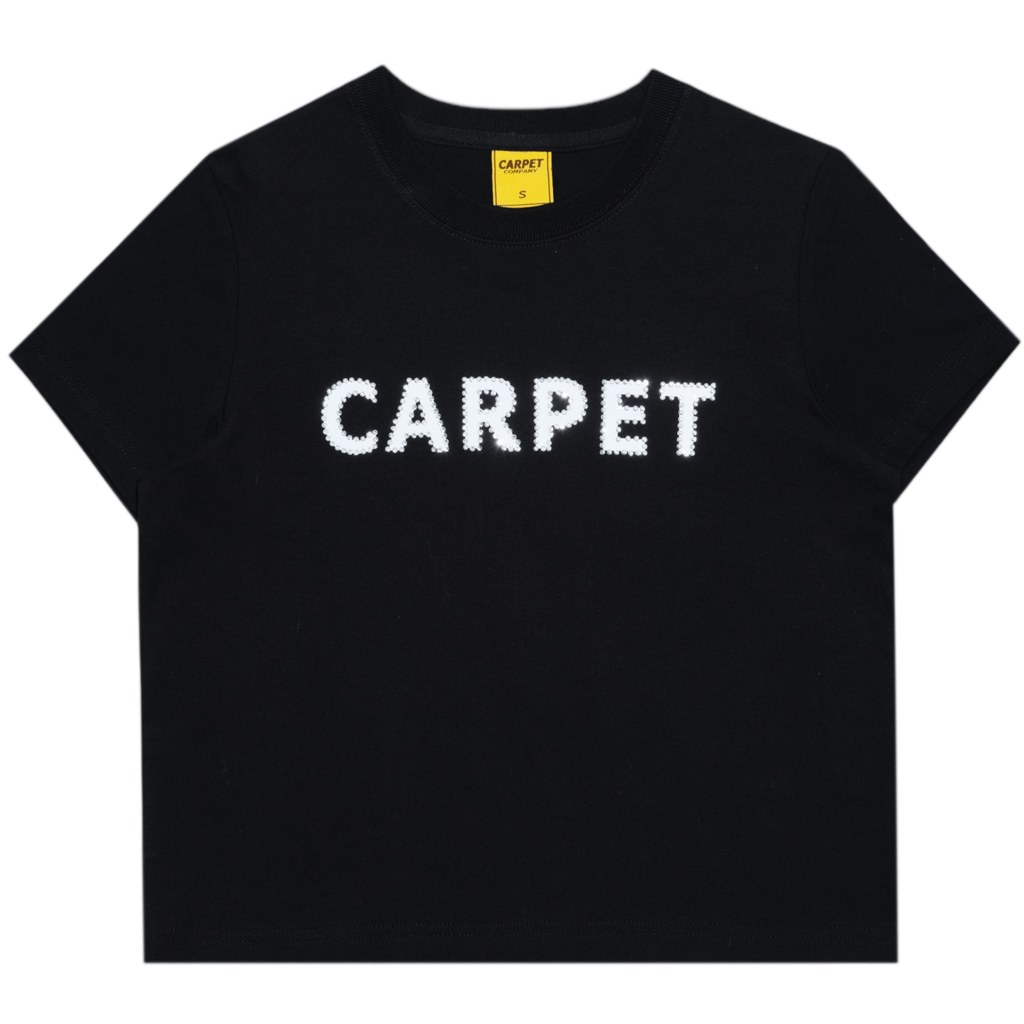 Carpet Company | Girl Rhinestone Tee Black - Gallery Streetwear