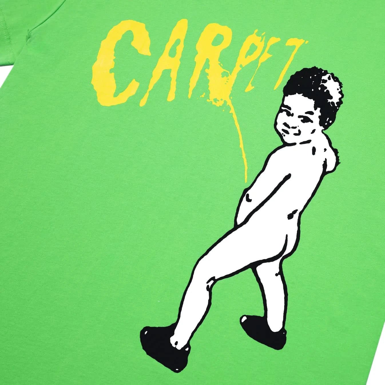 Carpet Company Kid Peeing Tee - Green - Gallery Streetwear Canada