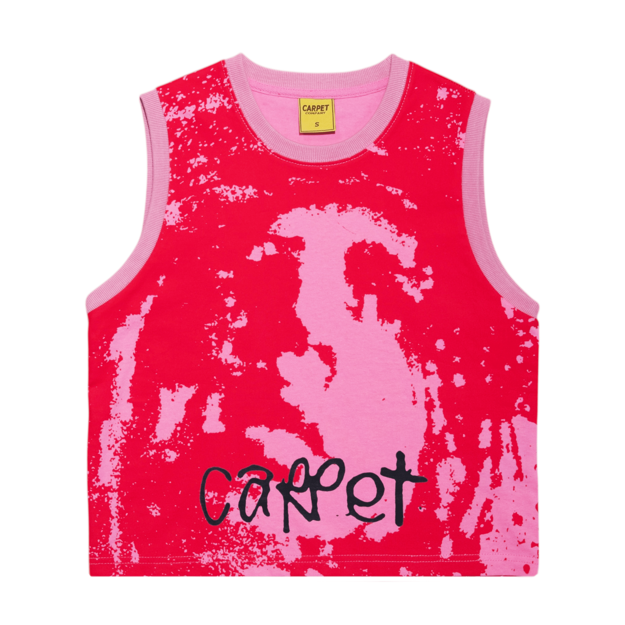 Carpet Company Mademoiselle Girl's Vest – Red Graphic Cotton Tank - Gallery Streetwear