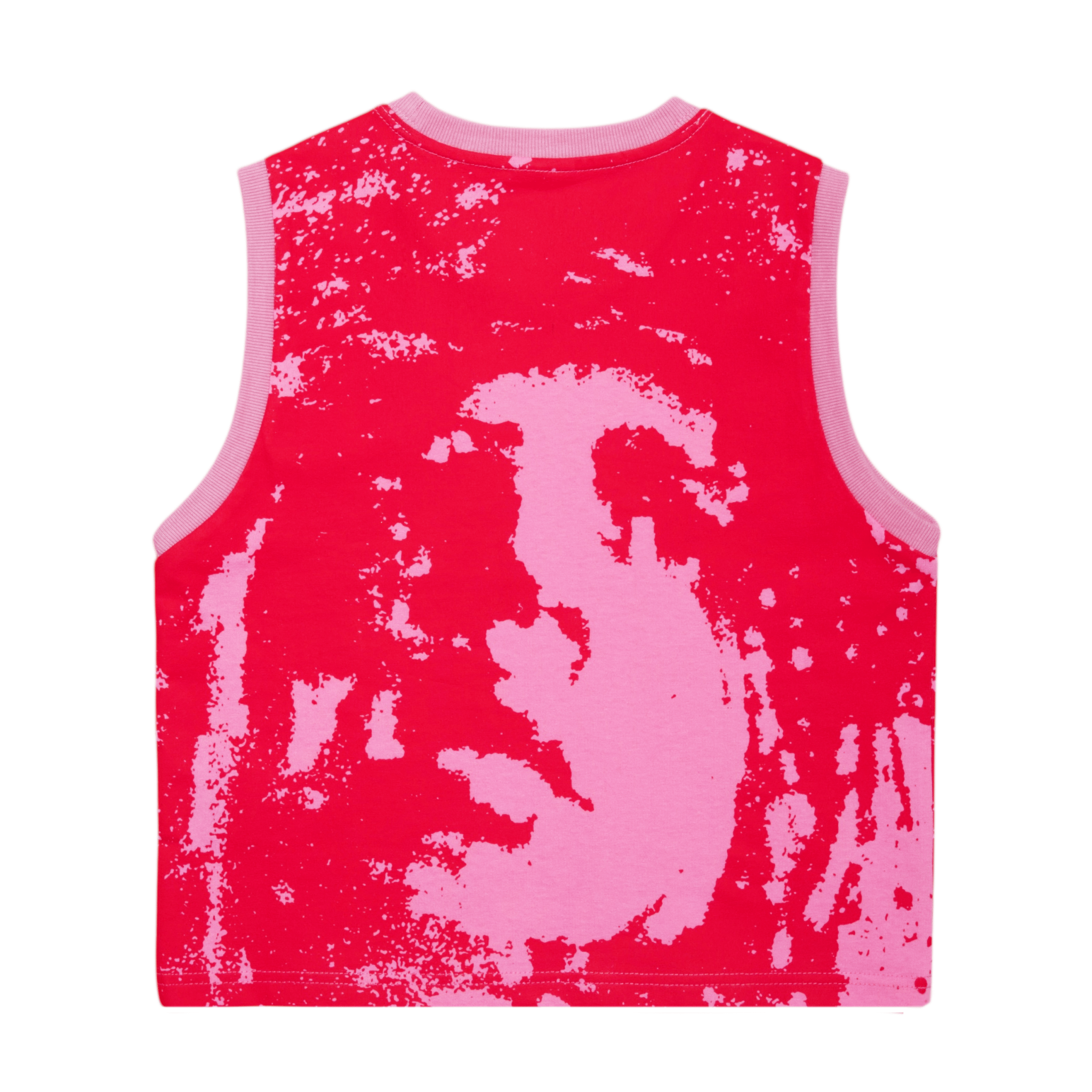 Carpet Company Mademoiselle Girl's Vest – Red Graphic Cotton Tank - Gallery Streetwear