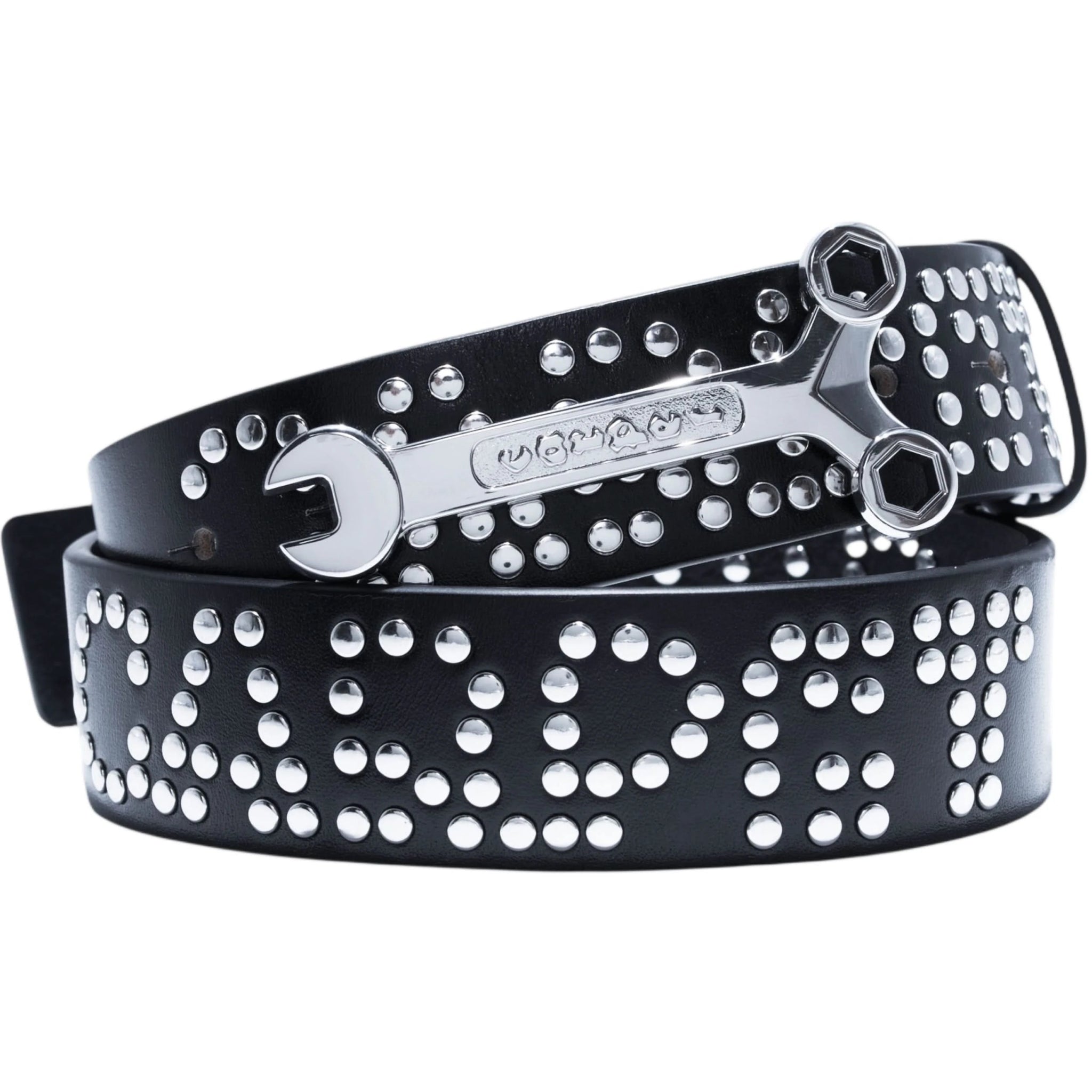 Carpet Company Riveted Leather Belt – Black - Gallery Streetwear