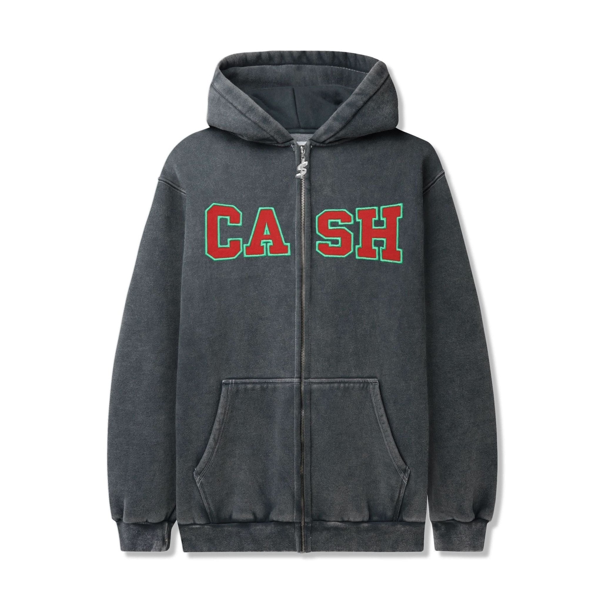 Cash Only Campus Zip - Thru Hoodie – Black - Gallery Streetwear