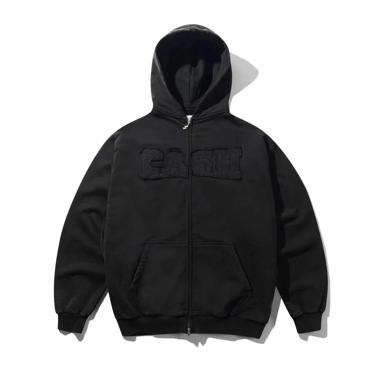 Cash Only Campus Zip Up Hoodie - Black - Gallery Streetwear