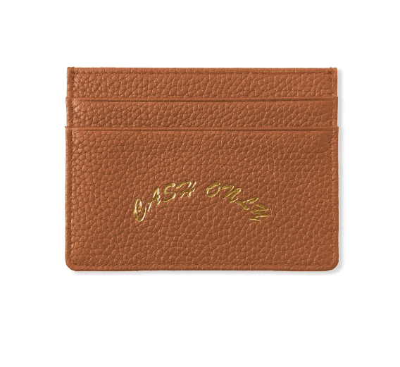 Cash Only | Leather Cardholder - Gallery Streetwear
