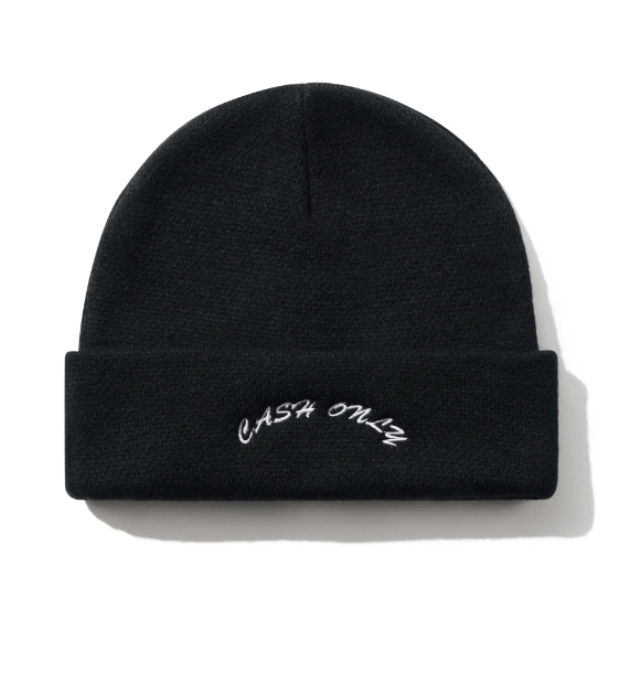 Cash Only | Logo Beanie – Black - Gallery Streetwear
