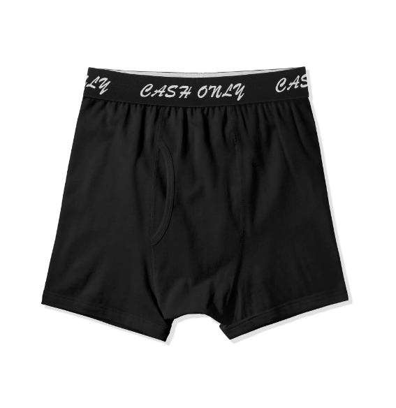 Cash Only Logo Boxer Briefs – Black - Gallery Streetwear