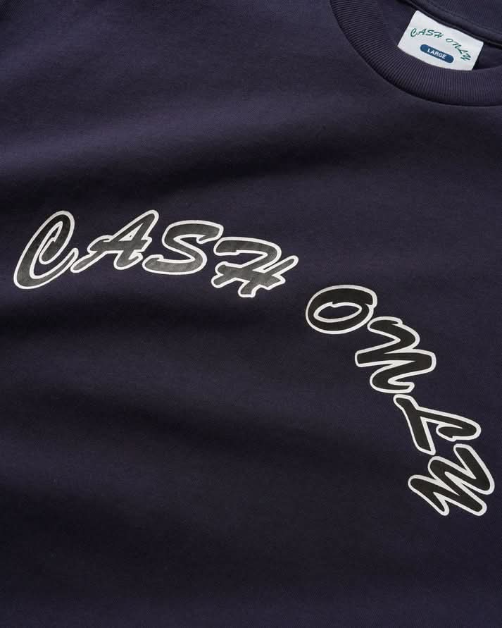 Cash Only | Logo Tee – Navy - Gallery Streetwear
