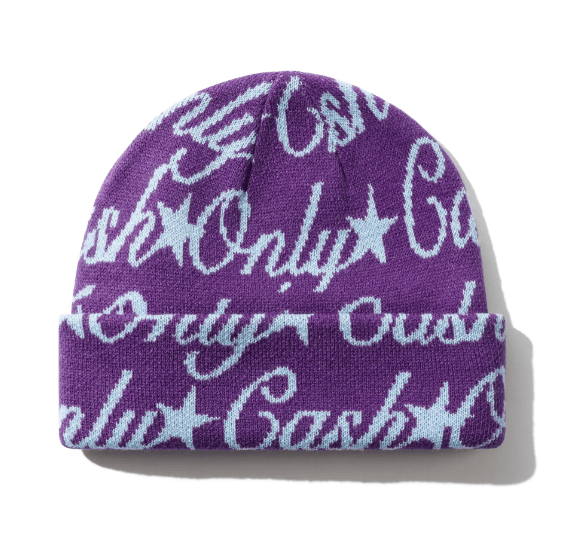 Cash Only | Script Beanie - Gallery Streetwear