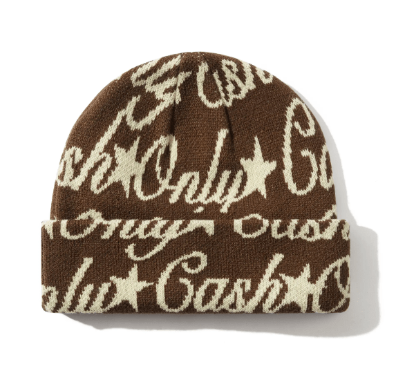 Cash Only | Script Beanie - Gallery Streetwear