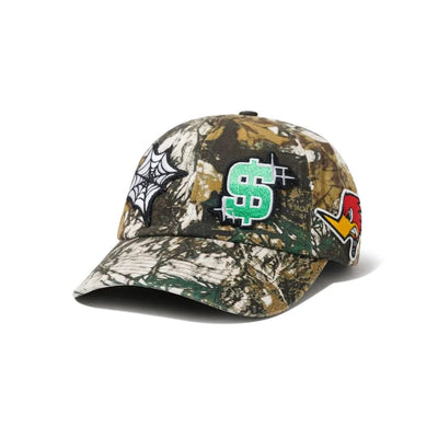 Cash Only Service 6 Panel Cap – Camo