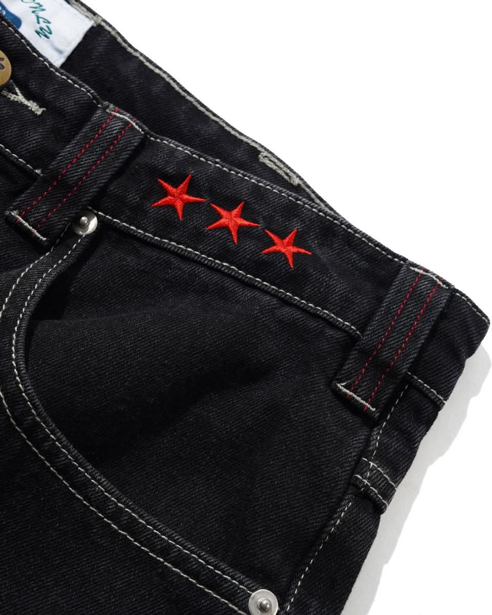 Cash Only Stars Denim Jeans – Black - Gallery Streetwear