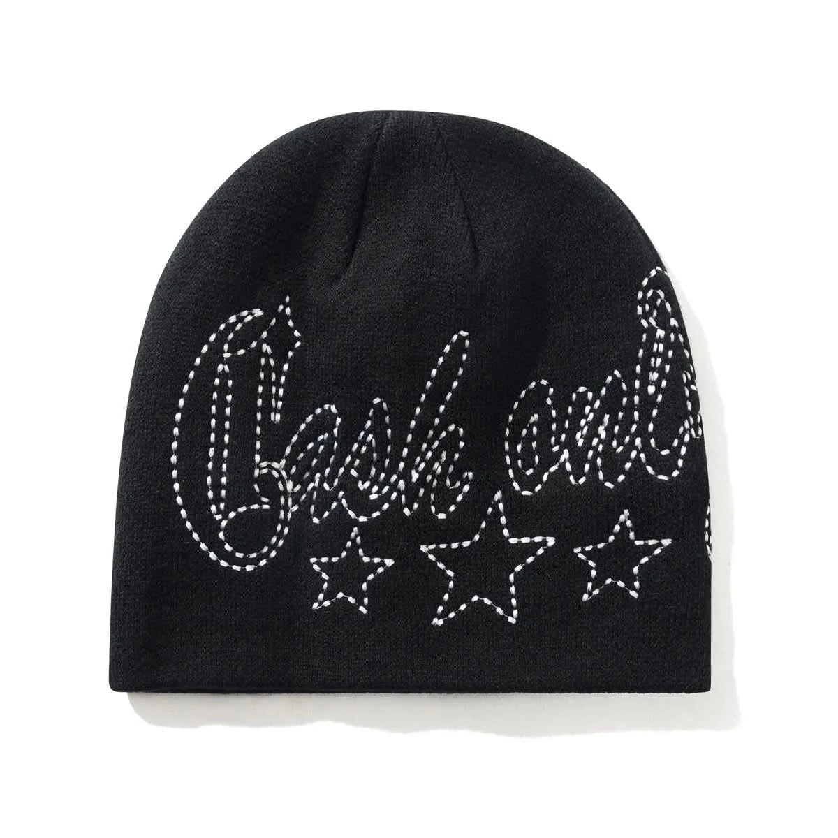 Cash Only Strip Skully Beanie - Black - Gallery Streetwear