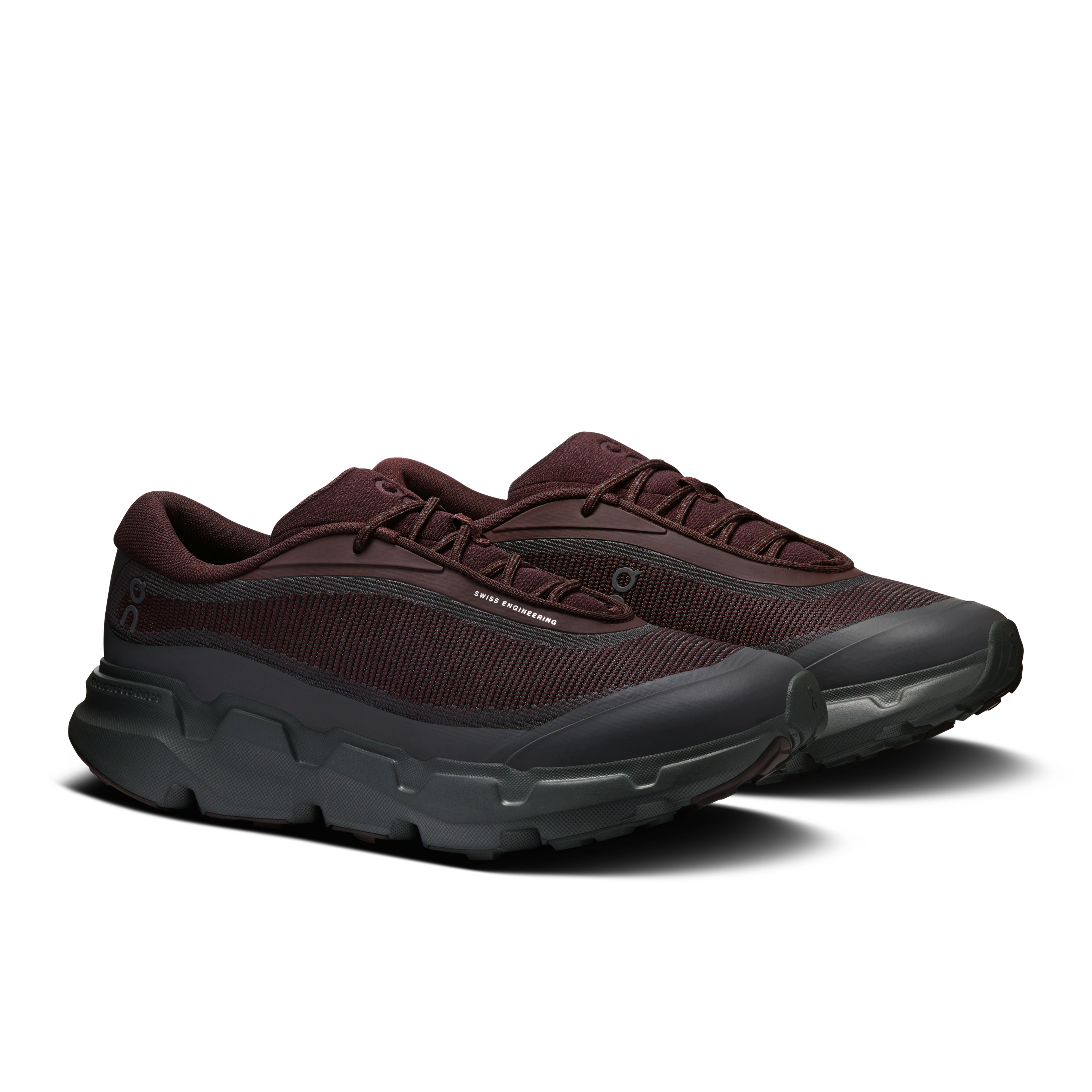 On Cloudsoma Hike men's Ox / Eclipse, worn on trail