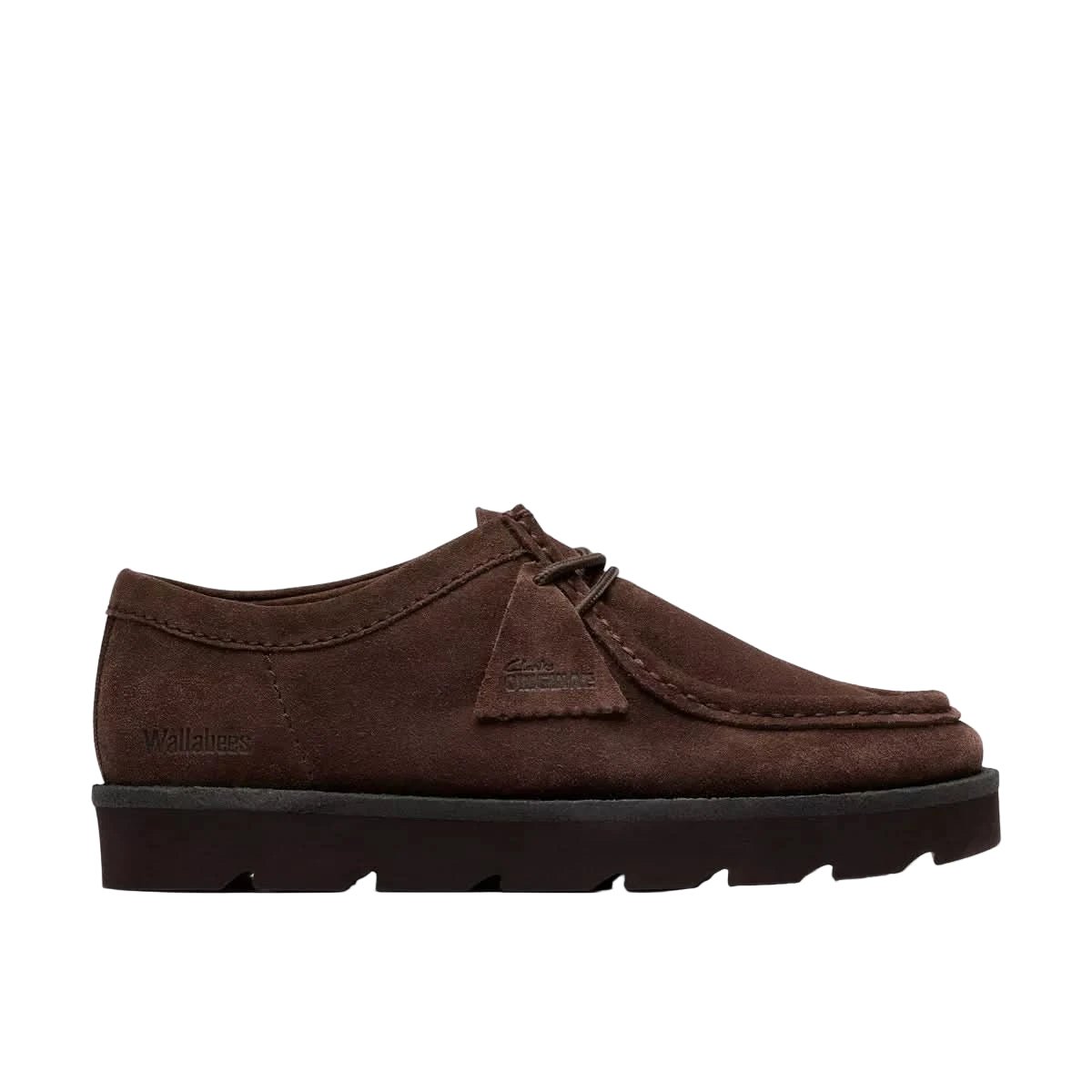Clarks Originals Meare Walla Shoes - Dark Brown Suede - Gallery Streetwear