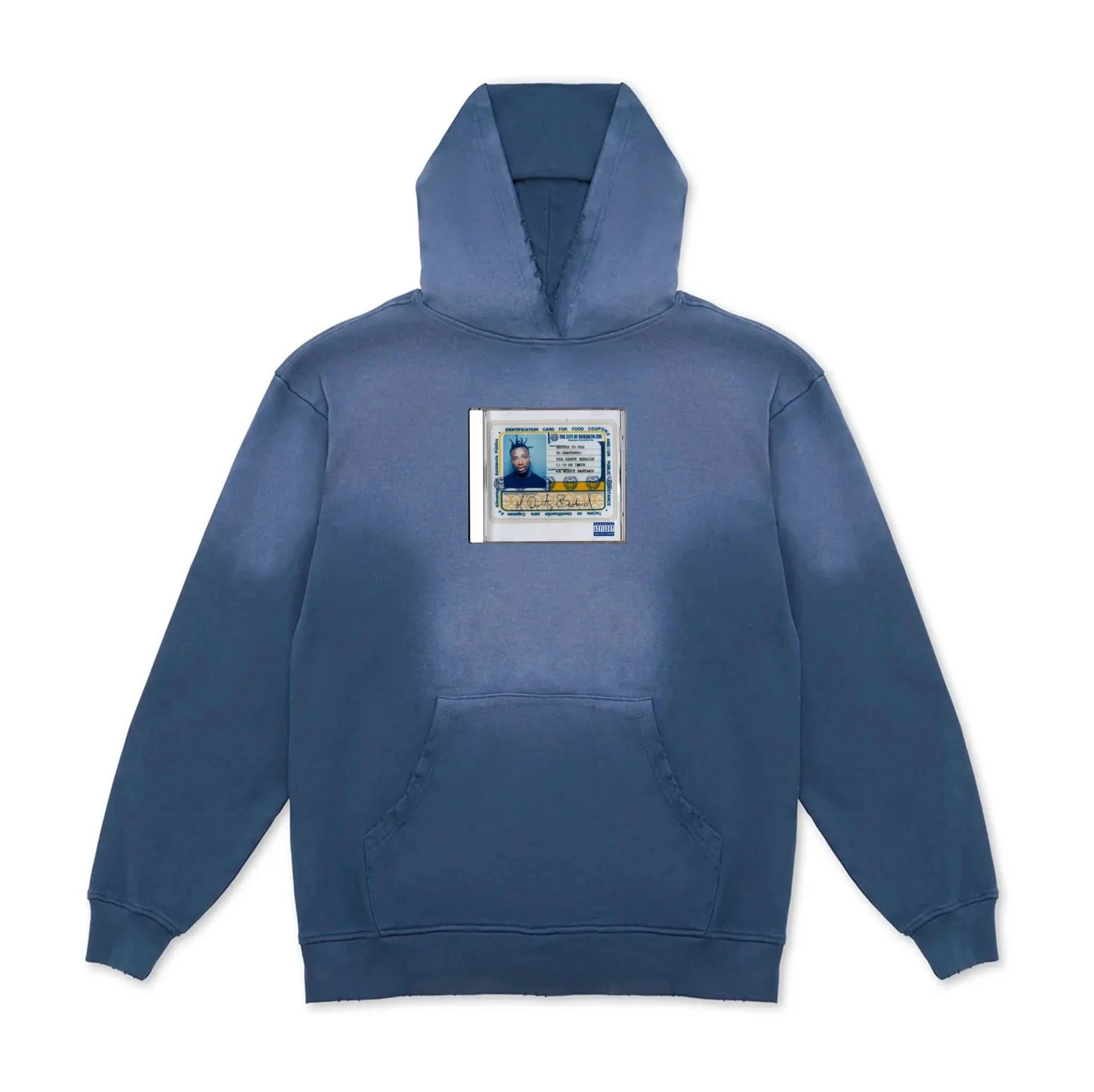 Color Bars x ODB CD Hoodie Blue - Gallery Streetwear