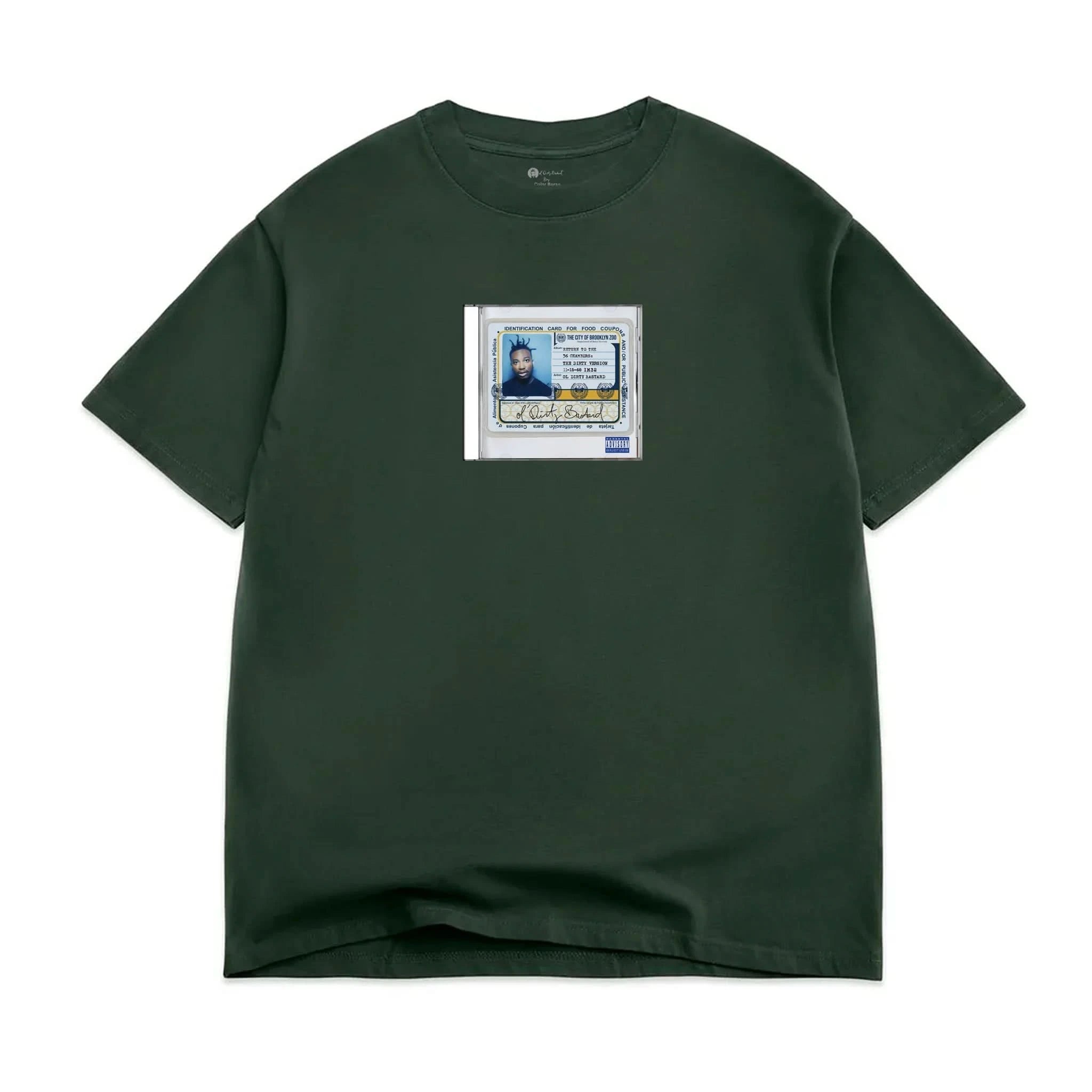 Color Bars x ODB CD Tee Green - Gallery Streetwear