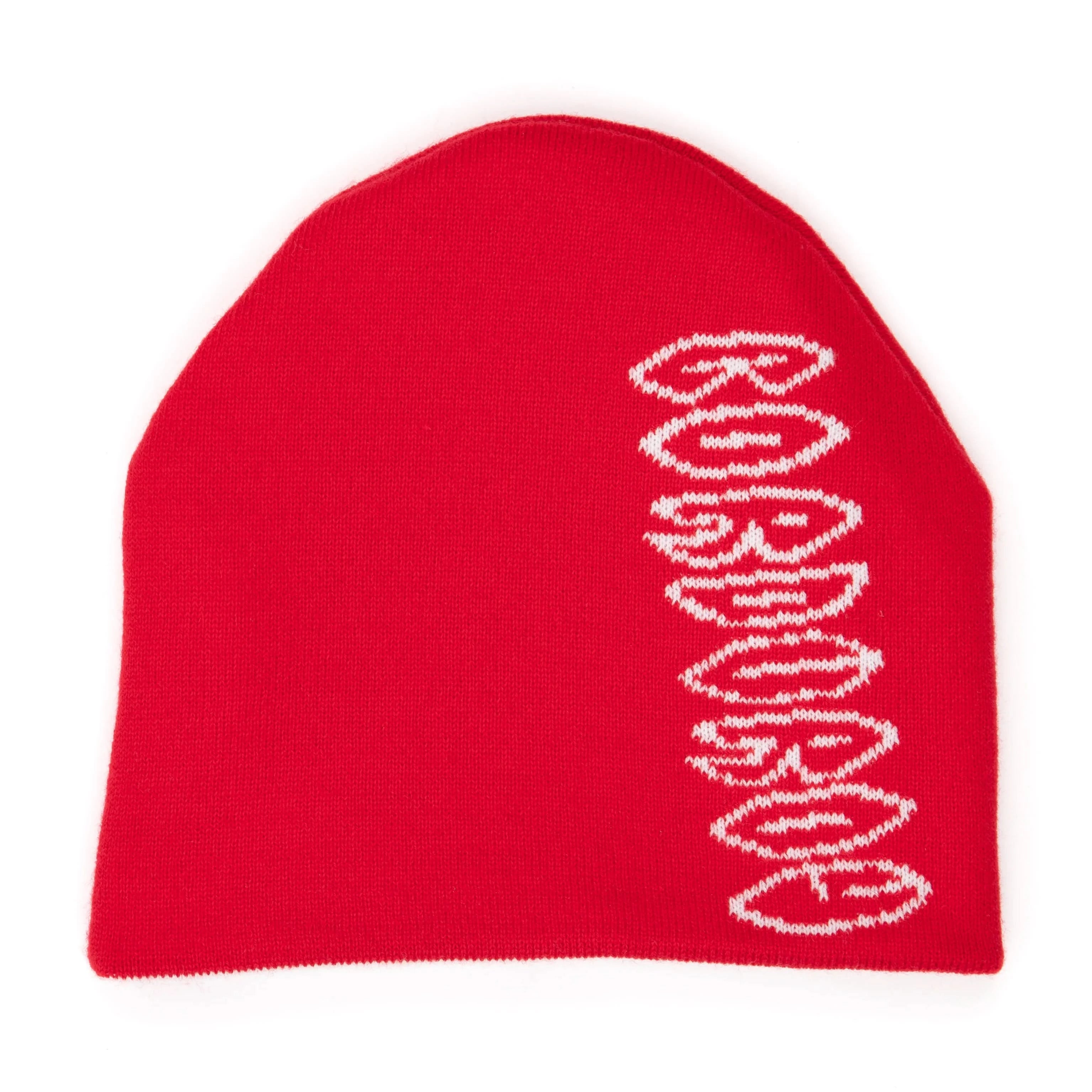 Corduroy Cobweb Reversible Skully - Red/White - Gallery Streetwear