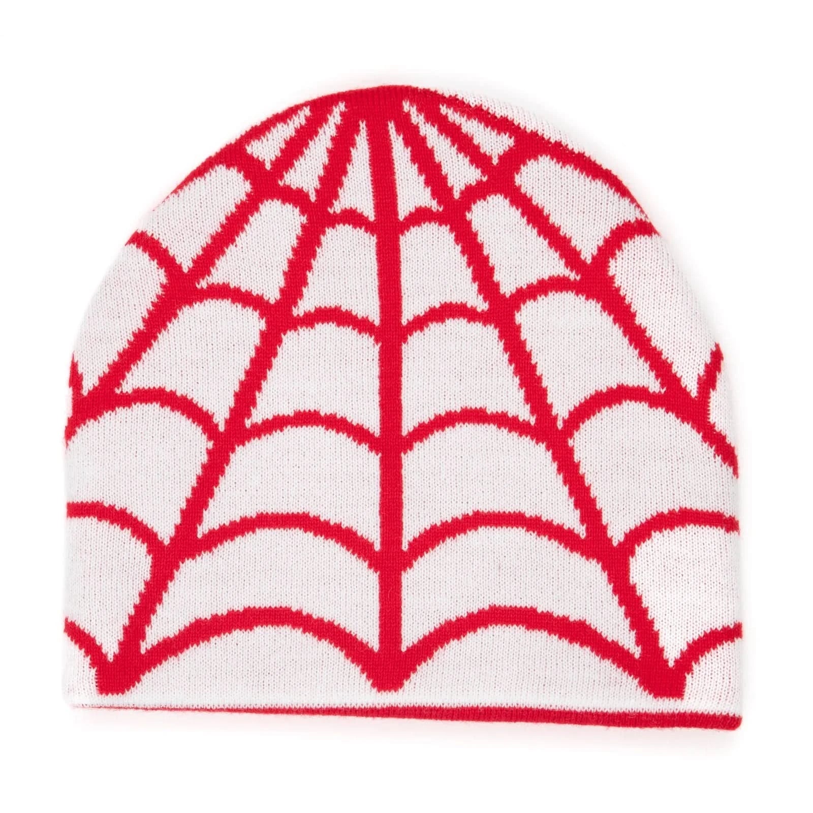 Corduroy Cobweb Reversible Skully - Red/White - Gallery Streetwear
