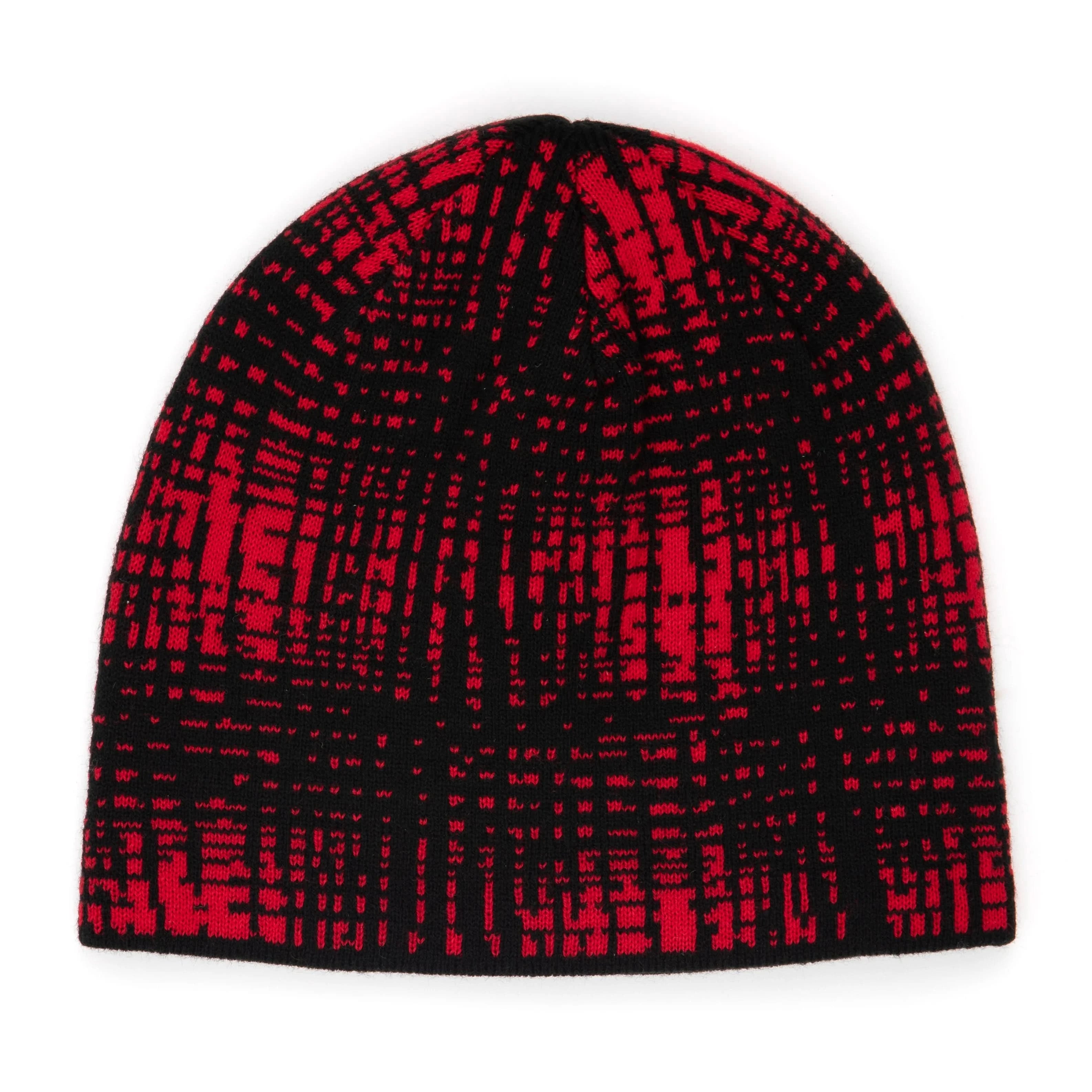 Corduroy Shadow Plaid Reversible Skully - Red/Black - Gallery Streetwear