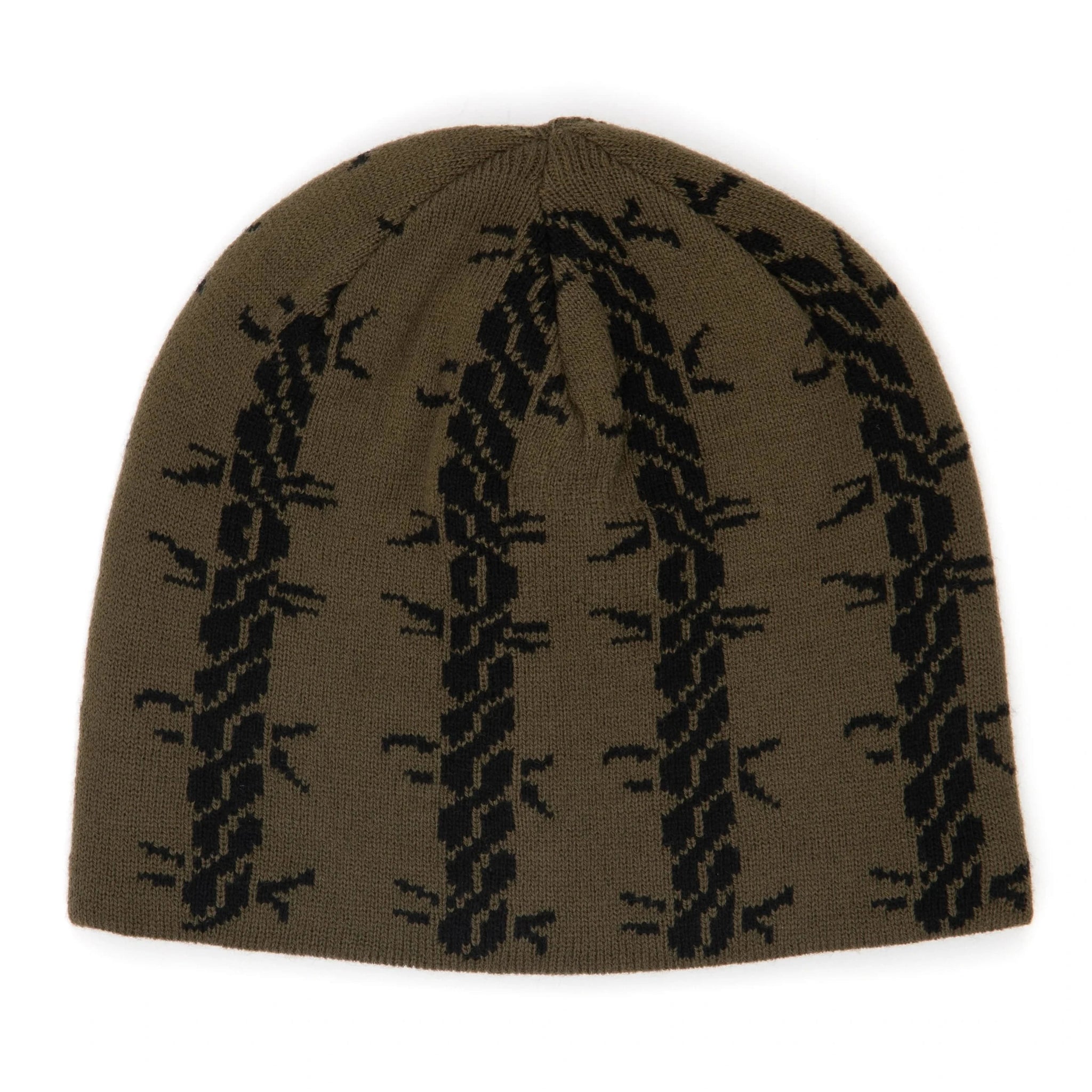 Corduroy Tribal Reversible Skully - Black/Green - Gallery Streetwear