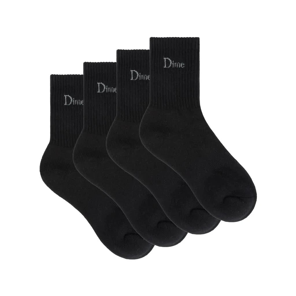 Dime MTL 2 - Pack Long Socks – Black - Gallery Streetwear