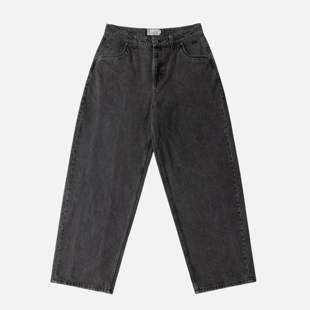 Dime MTL Baggy Denim Pant – Knowmatic Black - Gallery Streetwear