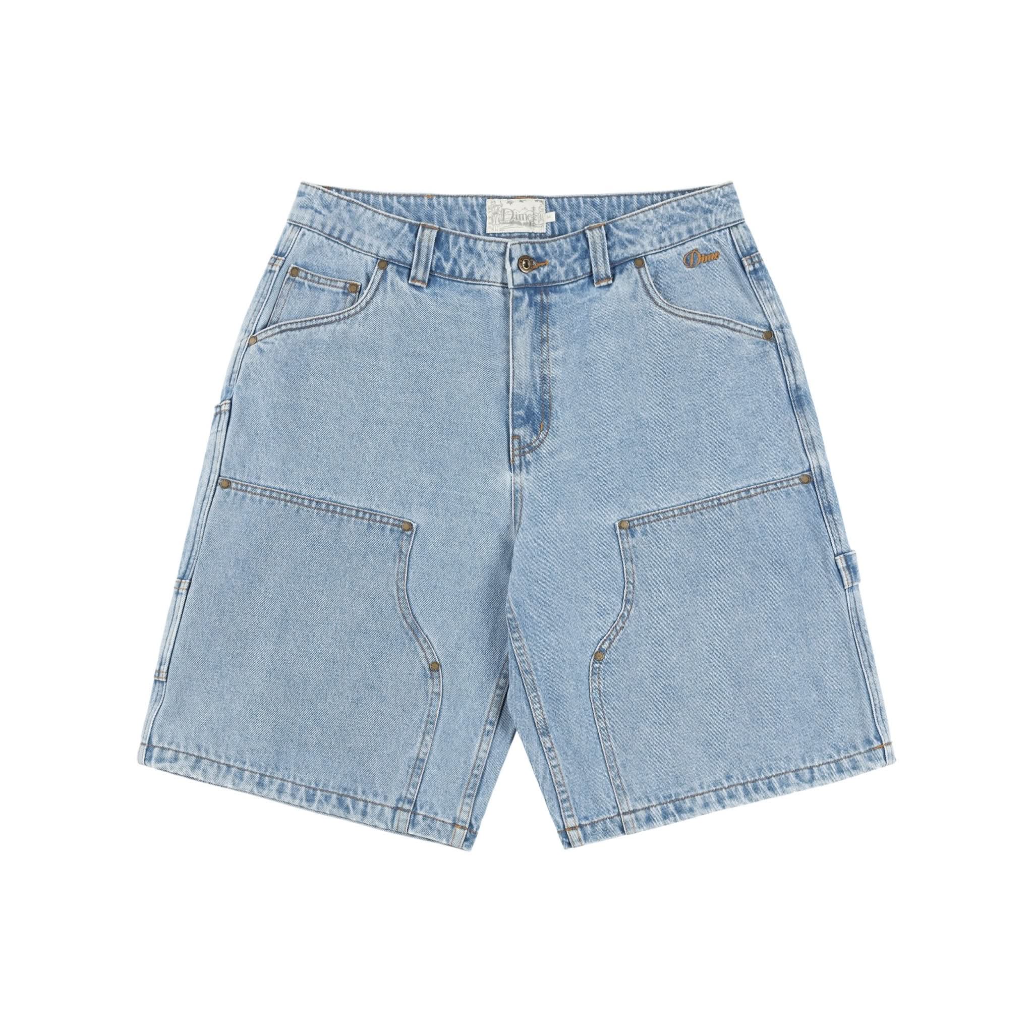 Dime MTL | Carpenter Denim Short Blue Washed - Gallery Streetwear