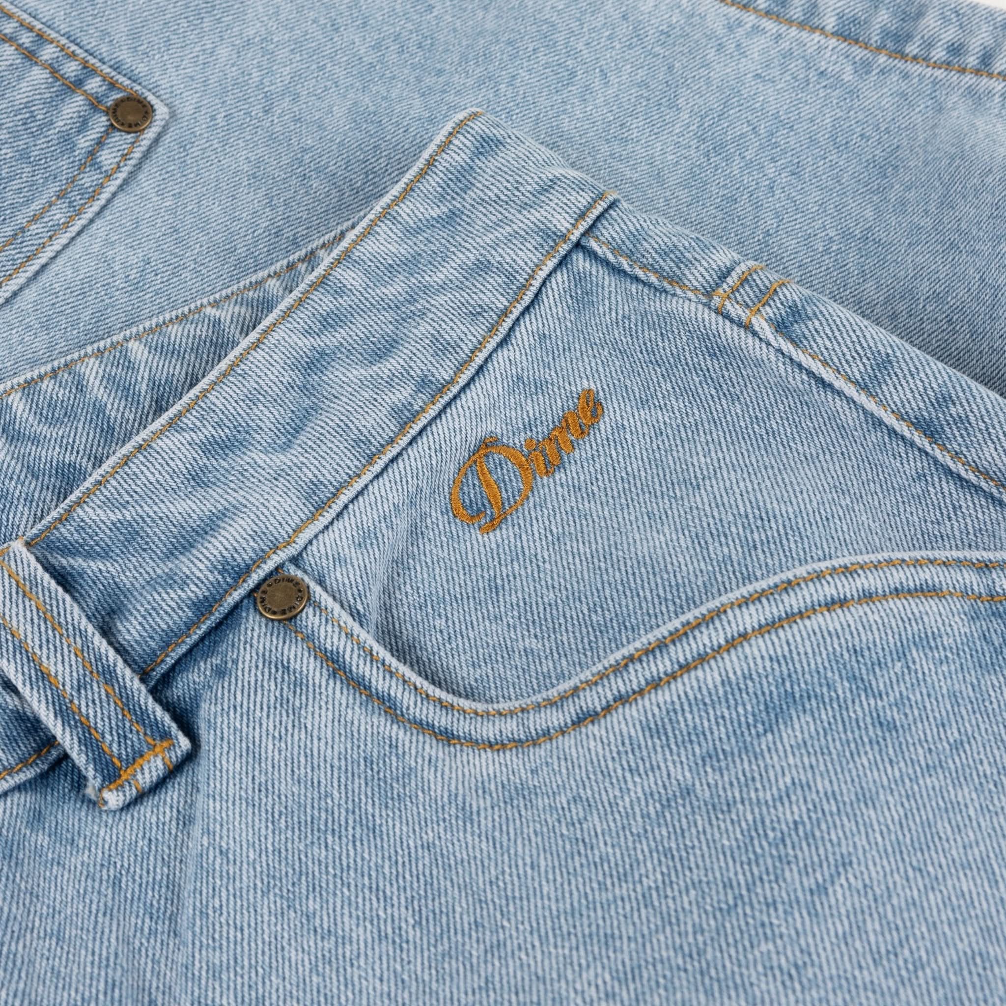 Dime MTL | Carpenter Denim Short Blue Washed - Gallery Streetwear