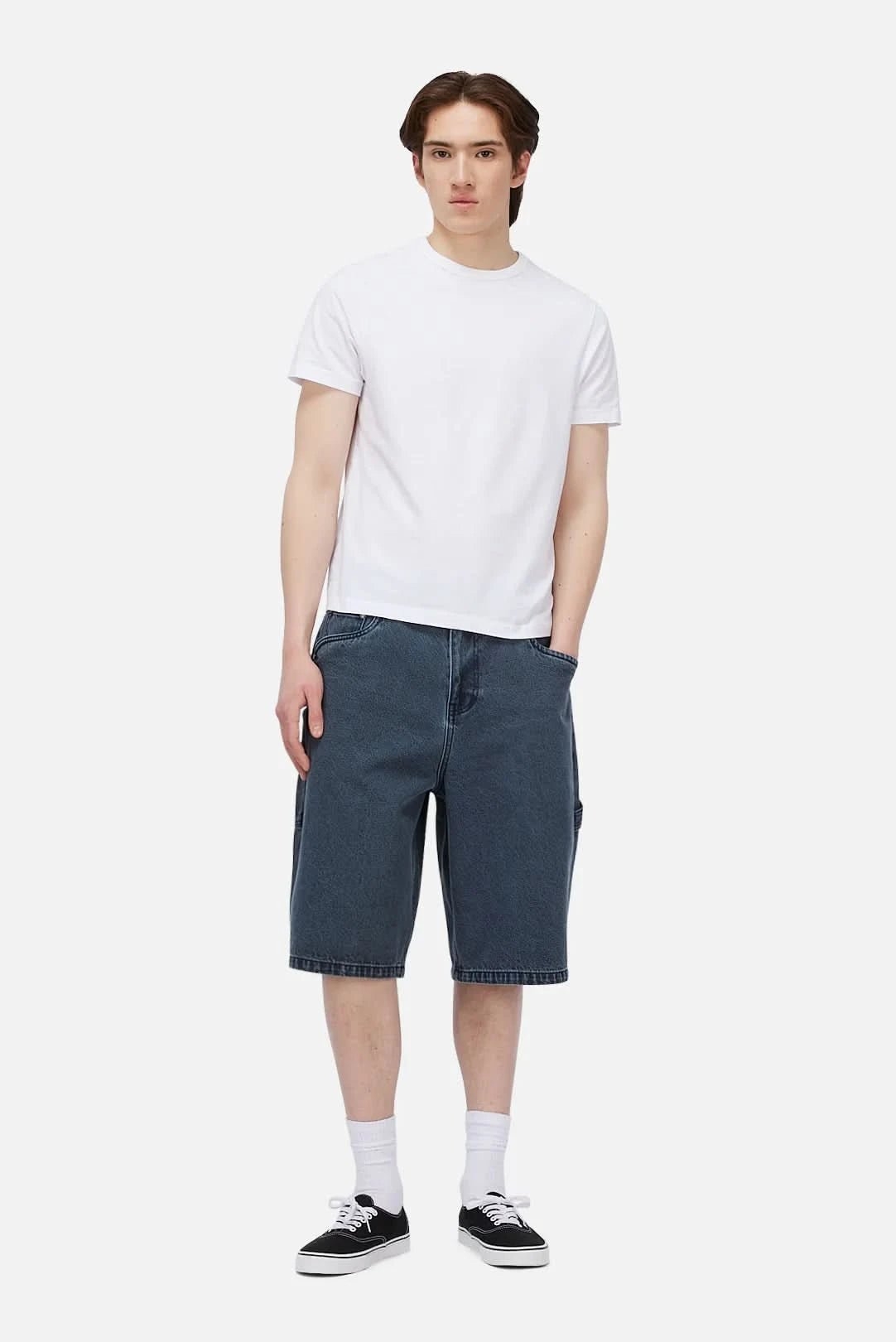 Dime MTL Classic Denim Shorts - Overdyed Blue - Gallery Streetwear