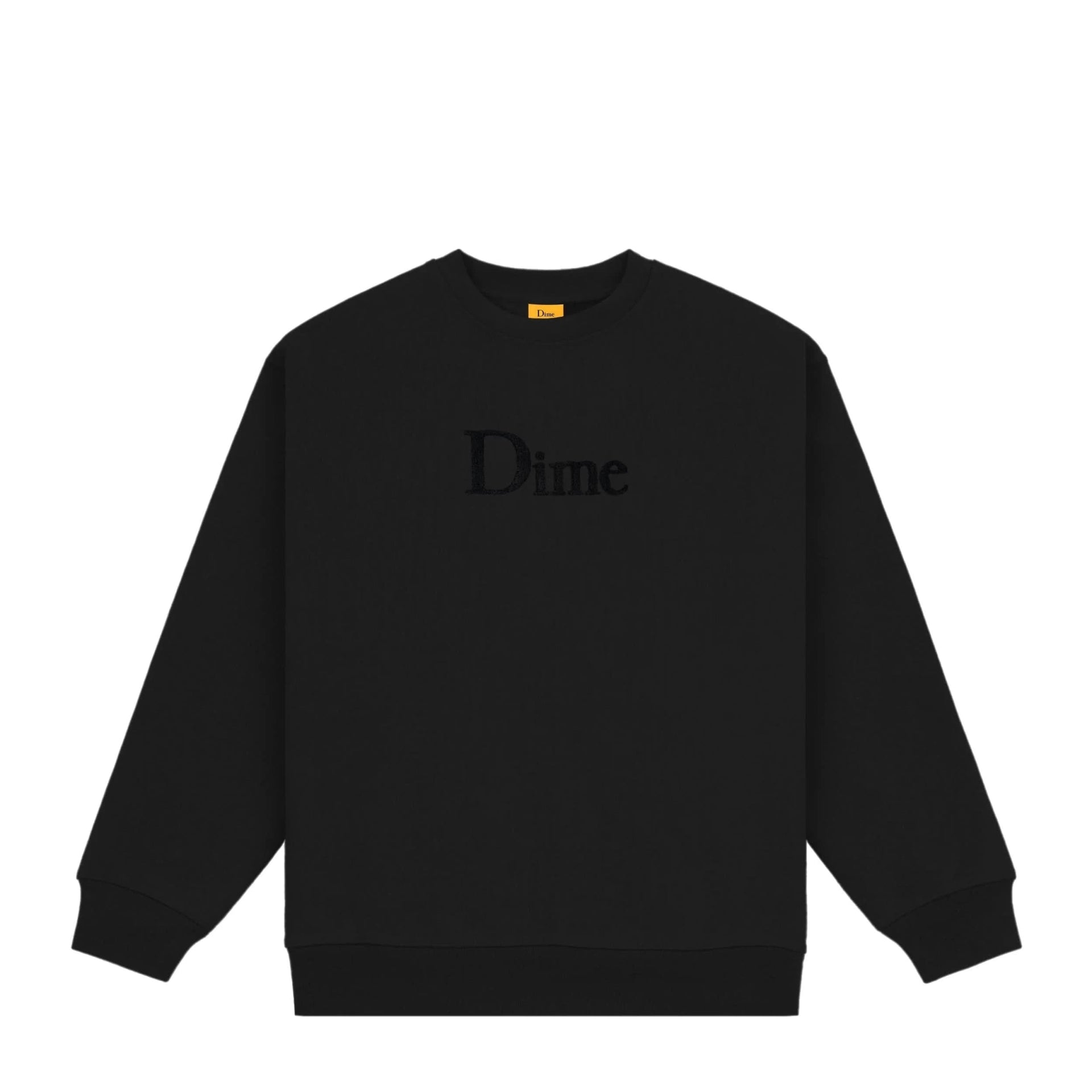 Dime MTL | Classic Logo Crew Black | Gallery Streetwear