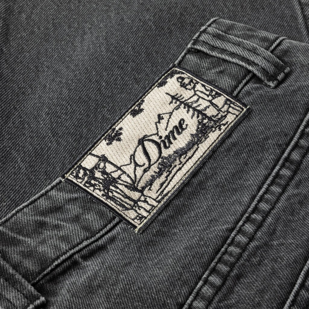 Dime MTL Classic Relaxed Denim Pants – Faded Black Skate Jeans - Gallery Streetwear