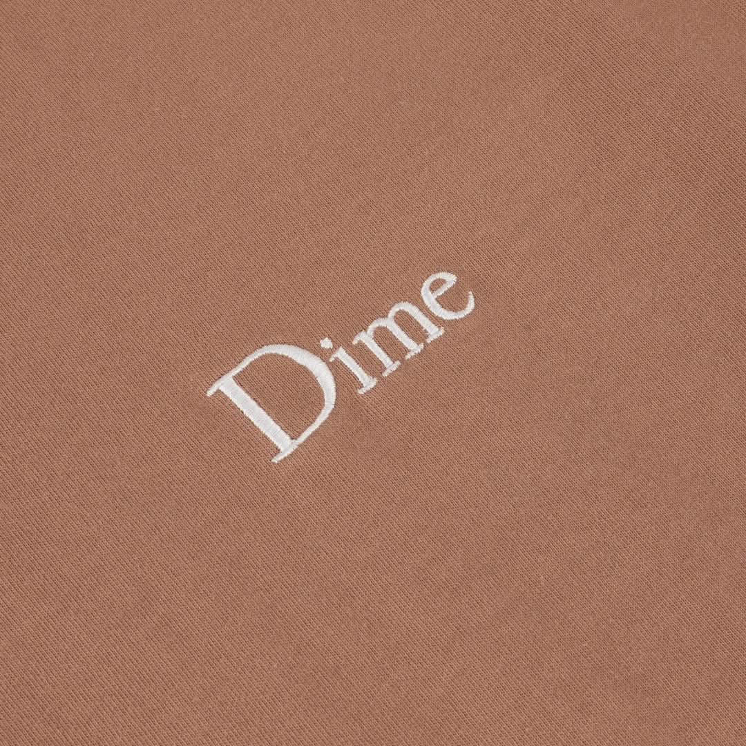 Dime MTL Classic Small Logo Tee - Canyon Brown - Gallery Streetwear