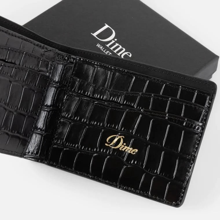 Dime MTL Croc Bi - fold Wallet - Gallery Streetwear