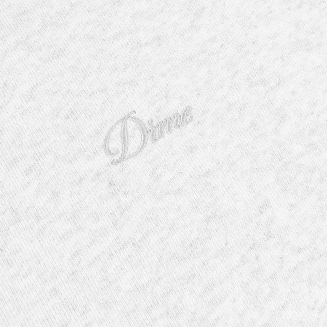 Dime MTL Cursive Raglan Hoodie Ash - Gallery Streetwear