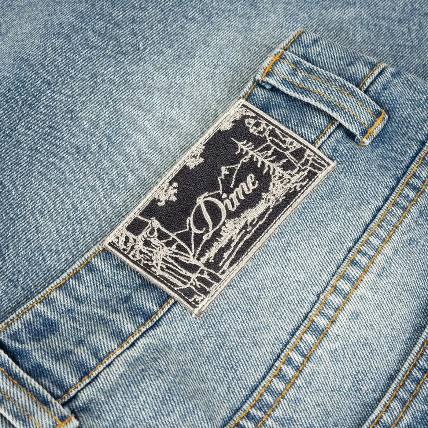 Dime MTL Denim Shorts – Sandblasted Indigo - Gallery Streetwear