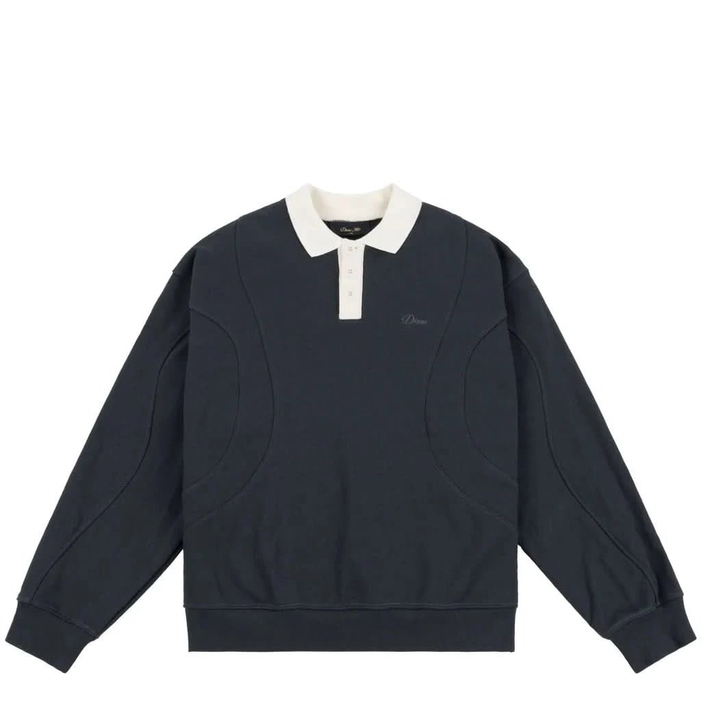 Dime MTL | French Terry Rugby Shirt - Gallery Streetwear