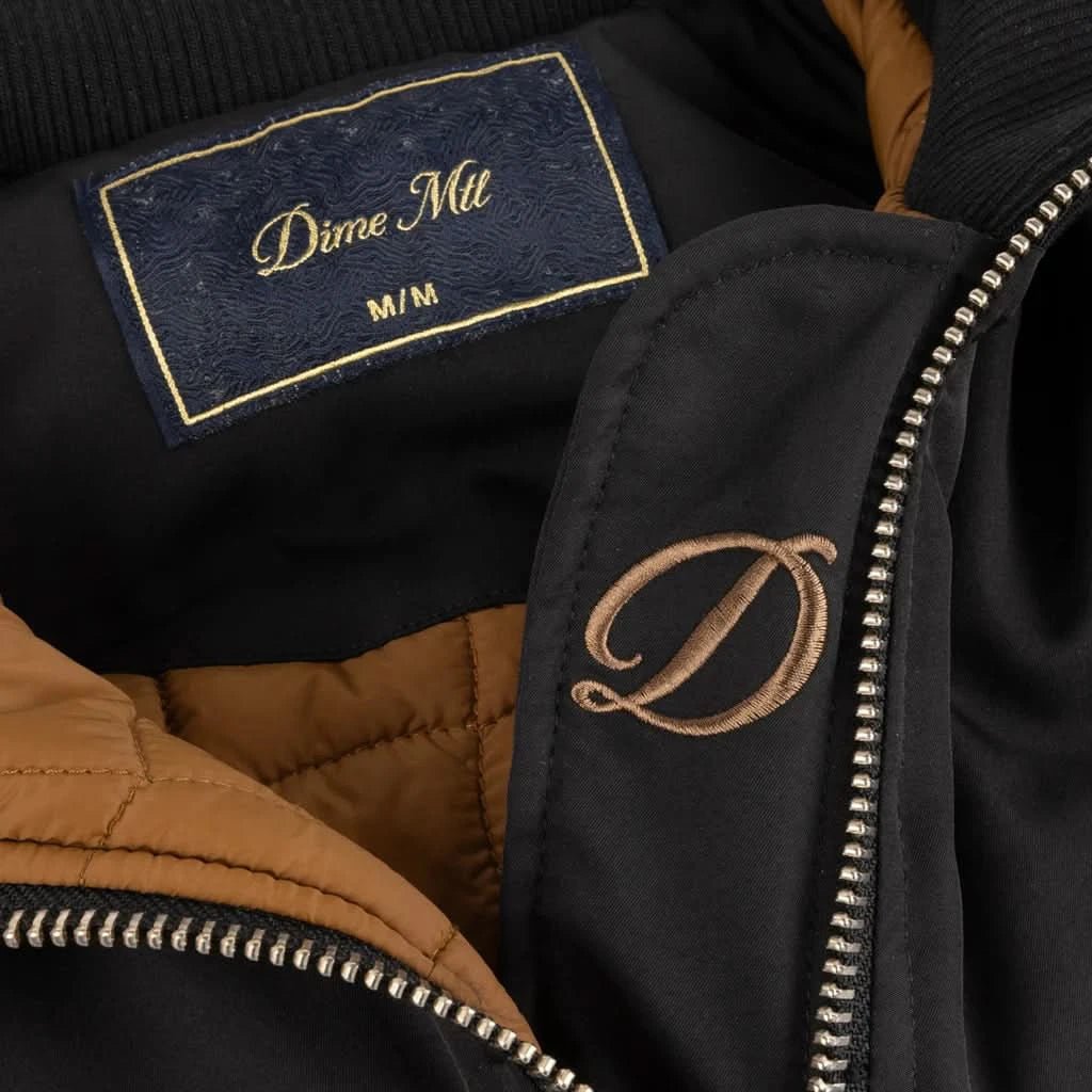 Dime MTL | Insulated Bomber – Black - Gallery Streetwear