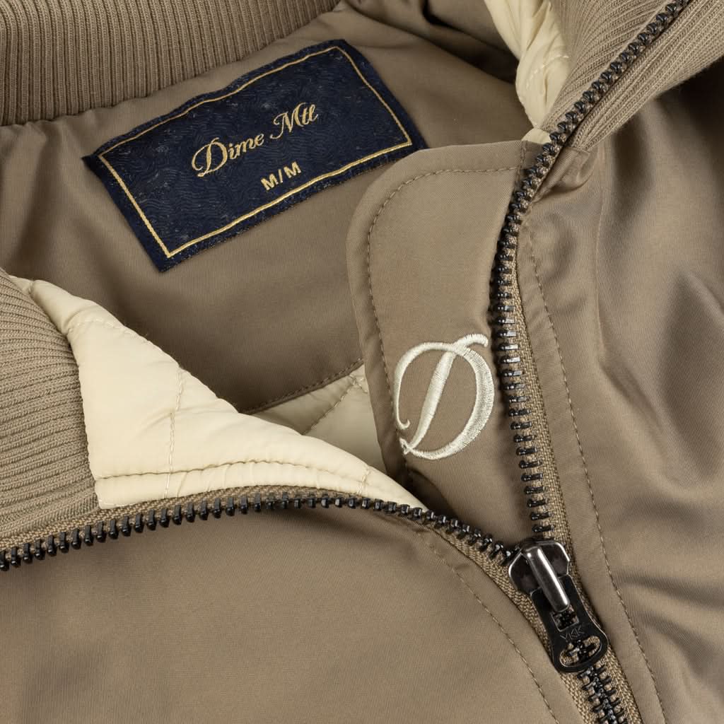 Dime MTL | Insulated Bomber – Khaki - Gallery Streetwear