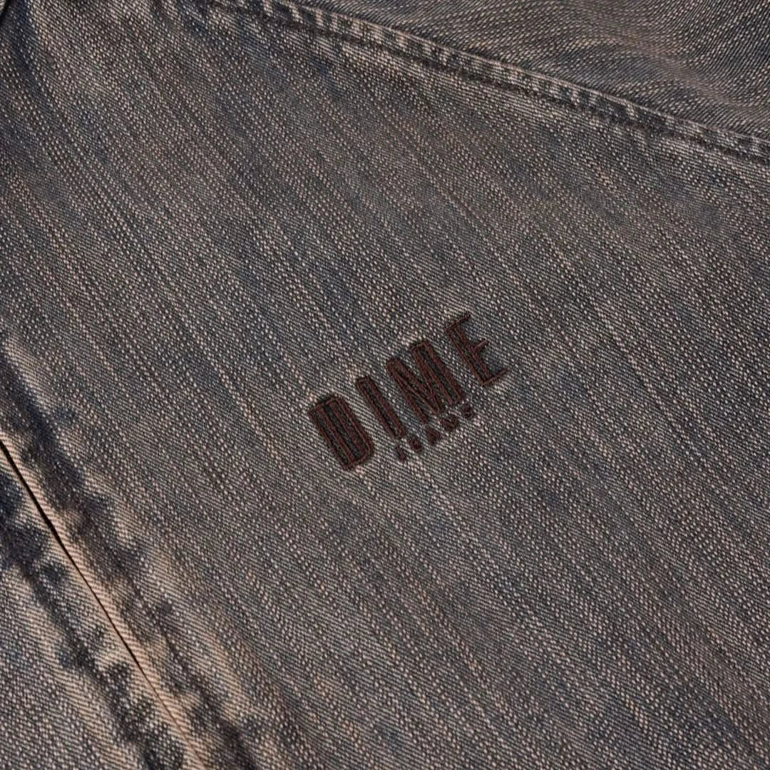 Dime MTL Jeans Jacket - Premium Brown - Gallery Streetwear