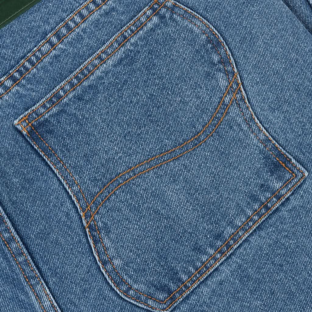 Dime MTL Relaxed Denim Pant – Indigo Washed - Gallery Streetwear