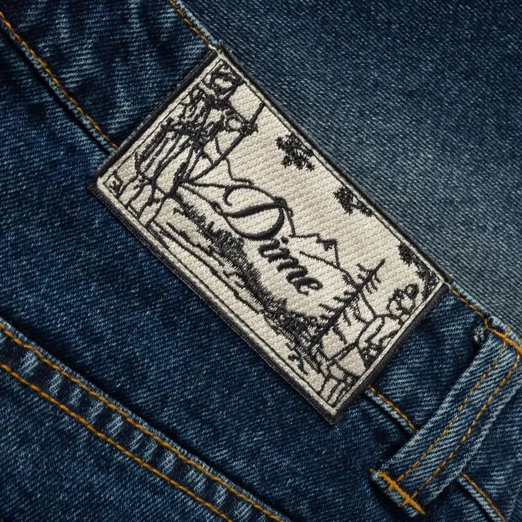 Dime MTL Relaxed Denim Pants – Faded Indigo - Gallery Streetwear