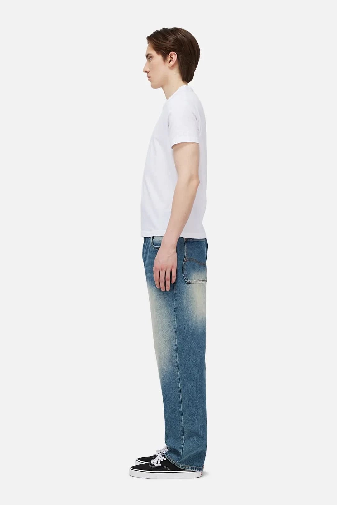 Dime MTL Relaxed Denim Pants - Sandblasted Indigo - Gallery Streetwear