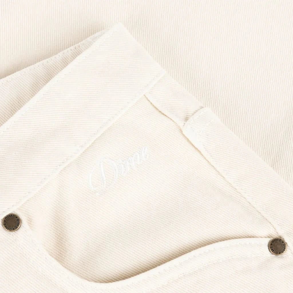 Dime MTL | Relaxed Denim Pants – Warm White - Gallery Streetwear