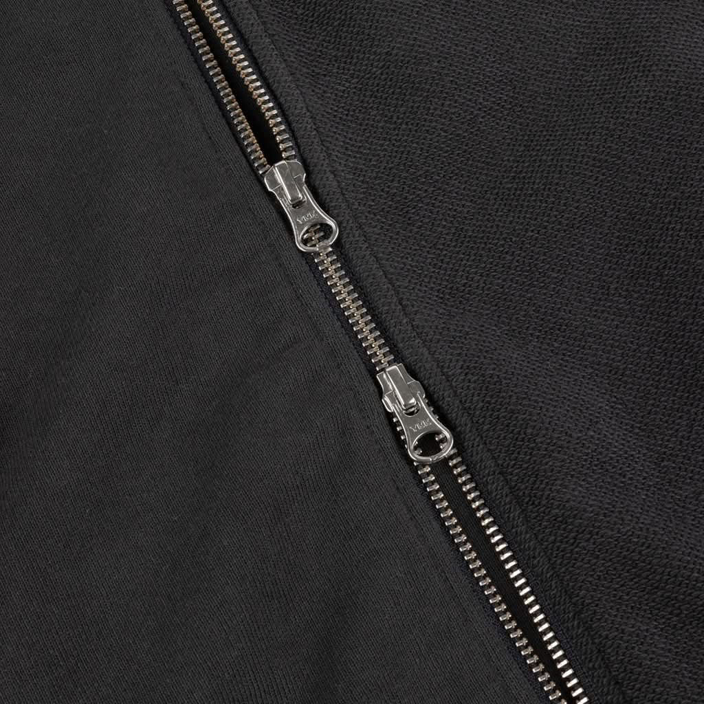 Dime MTL | Reverse French Terry Zip Hoodie – Black - Gallery Streetwear